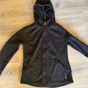 Spyder Waffle Black Women's Baselayer Jacket